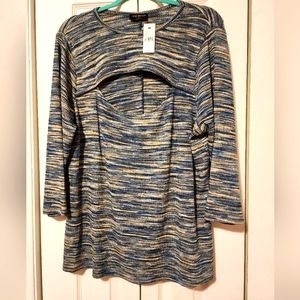 BNWT 3xl Lane Bryant Keyhole Sweater